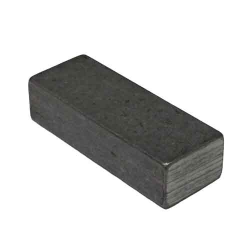 RKSSTL016X012ZP 1" x 3/4" X 2-1/2""  Rectangular Key Stock, Carbon Steel, Plain